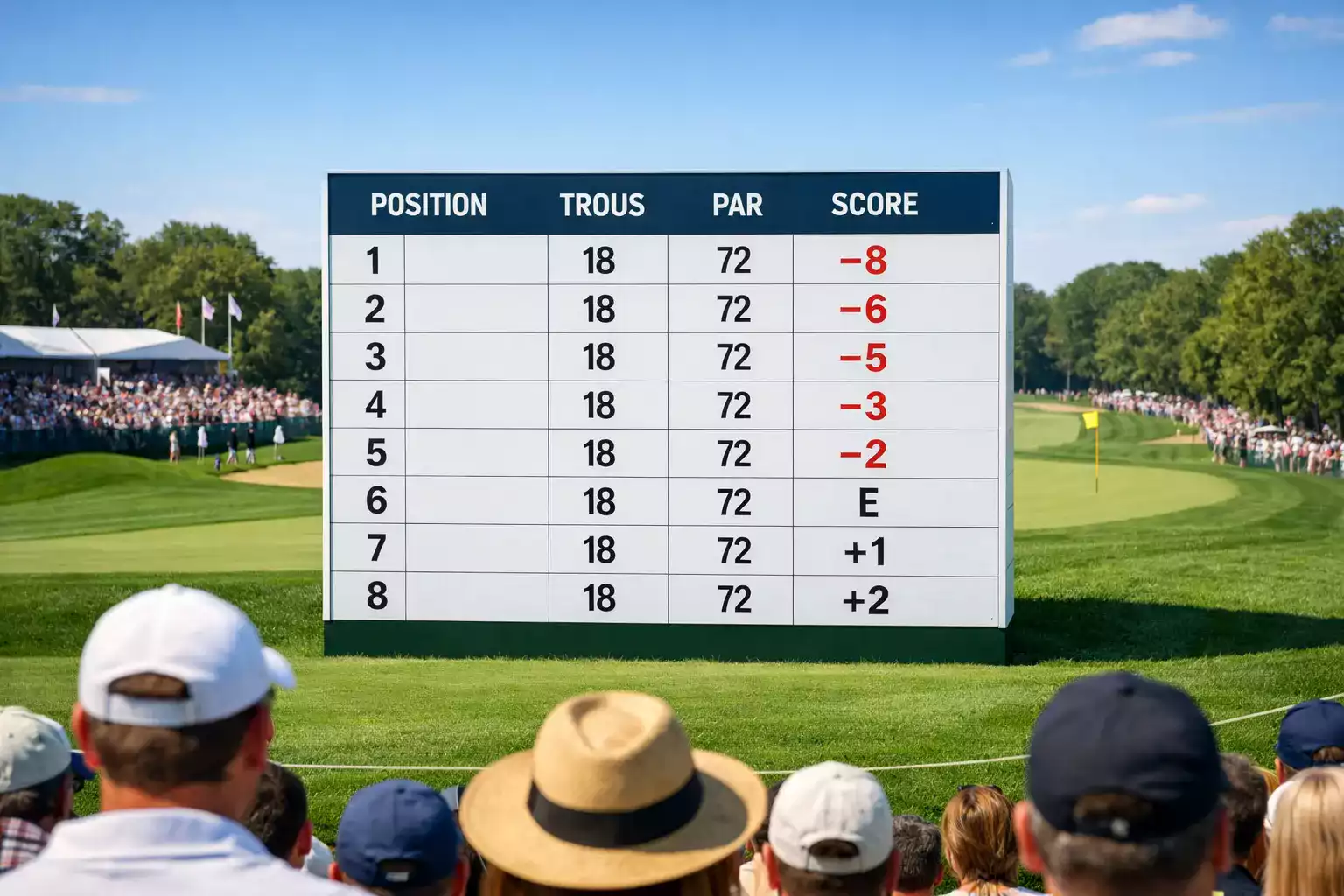 Golf Platzierungswetten — Top 5, Top 10, Top 20