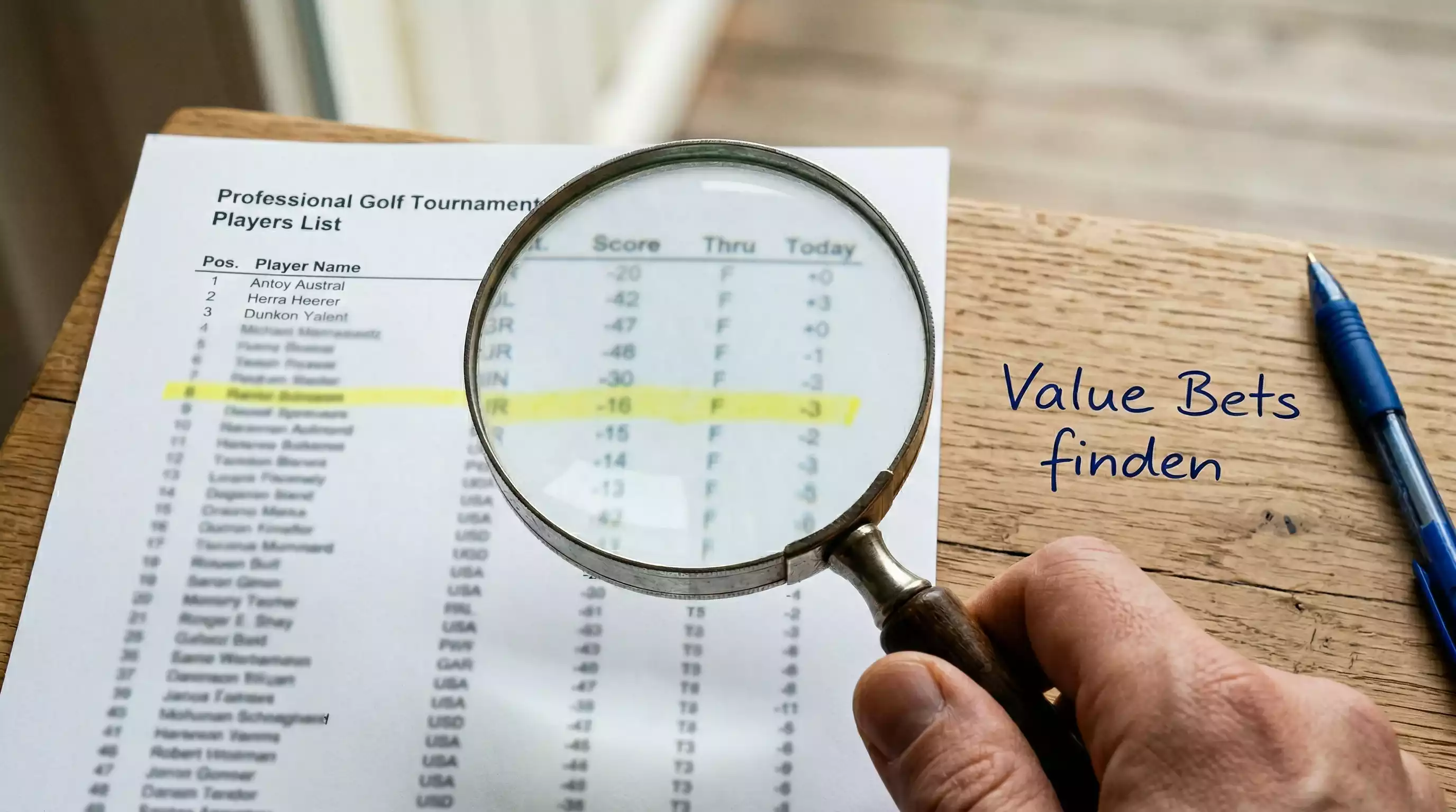Golf Value Bets finden — Methoden und Analyse
