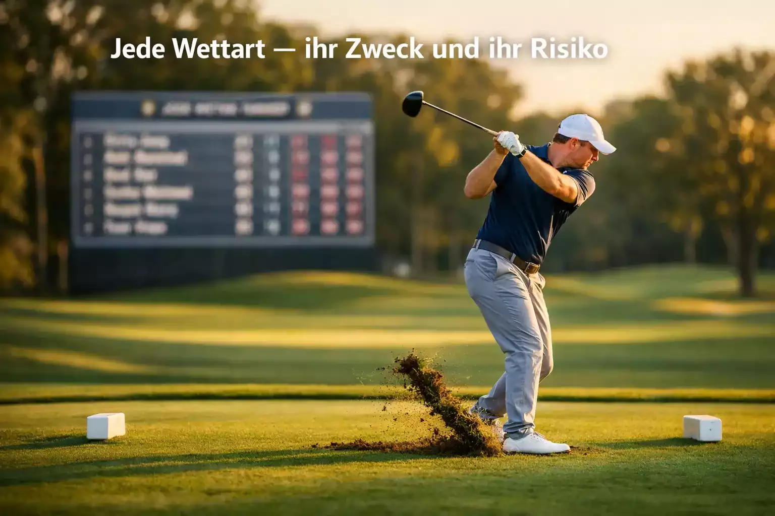 Golf Wettarten: Siegwette, Each-Way und Head-to-Head Wetten beim Golfturnier